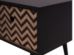 ΕΠΙΠΛΟ TV CHARLEEN HM8667 ΜΑΥΡΟ ΜΕ ΦΥΣΙΚΟ 120x40x40Υ εκ.