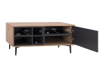 ΕΠΙΠΛΟ TV MARGARIT HM8676 ΜΑΥΡΟ ΜΕ ΦΥΣΙΚΟ 98x39,5x44,5Υ εκ.