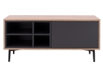 ΕΠΙΠΛΟ TV MARGARIT HM8676 ΜΑΥΡΟ ΜΕ ΦΥΣΙΚΟ 98x39,5x44,5Υ εκ.