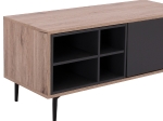ΕΠΙΠΛΟ TV MARGARIT HM8676 ΜΑΥΡΟ ΜΕ ΦΥΣΙΚΟ 98x39,5x44,5Υ εκ.
