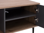 ΕΠΙΠΛΟ TV MARGARIT HM8676 ΜΑΥΡΟ ΜΕ ΦΥΣΙΚΟ 98x39,5x44,5Υ εκ.