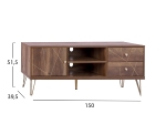 ΕΠΙΠΛΟ TV KAITLYN HM8652 ΚΑΡΥΔΙ ΜΕ ΧΡΥΣΟ 150x39,5x51,5Y εκ.