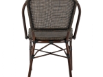 ΚΑΡΕΚΛΑ PRETORIA ΜΕΤΑΛΛΙΚΗ BAMBOO LOOK ΚΑΦΕ HM5718 54x62x89 εκ.