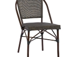 ΚΑΡΕΚΛΑ PRETORIA ΜΕΤΑΛΛΙΚΗ BAMBOO LOOK ΚΑΦΕ HM5718 54x62x89 εκ.