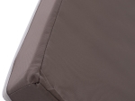 ΜΑΞΙΛΑΡΙ ΞΑΠΛΩΣΤΡΑΣ POLYESTER SIFNOS ΓΚΡΙ HM11235.10P 190x70x11 εκ.
