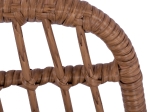 ΚΑΡΕΚΛΑ ΜΕΤΑΛΛΙΚΗ GAIDEN ΜΕ ΜΑΞΙΛΑΡΙ HM5705 ΜΕ WICKER ΜΠΕΖ 47Χ50Χ85Υ εκ.