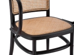 ΠΟΛΥΘΡΟΝΑ VAIANA HM8748 ΞΥΛΟ ΟΞΙΑΣ ΣΕ ΚΑΦΕ-ΠΛΕΞΗ RATTAN ΣΕ ΦΥΣΙΚΟ 55x55x90Yεκ