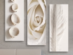 ΠΙΝΑΚΑΣ ΤΡΙΠΤΥΧΟ MDF NATURAL ELEMENTS HM7204.05 60X0,3X50 εκ.