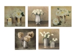 ΠΙΝΑΚΑΣ ΠΕΝΤΑΠΤΥΧΟ MDF ROMANTIC FLOWERS HM7205.02 75X0,3X15 εκ.