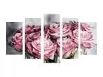 ΠΙΝΑΚΑΣ ΠΕΝΤΑΠΤΥΧΟ MDF ENGLISH ROSES HM7206.02 100x60x0,3 εκ.