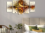 ΠΕΝΤΑΠΤΥΧΟΣ ΠΙΝΑΚΑΣ MDF EXPLOSION HM7206.07 100X60x0,3 εκ.