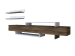 ΣΥΝΘΕΤΟ ΤΗΛΕΟΡΑΣΗΣ ΚΑΡΥΔΙ -ΛΕΥΚΟ 180x40x35,6 εκ.HM8909.01