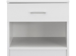 ΚΟΜΟΔΙΝΟ ΜΕ 1 ΣΥΡΤΑΡΙ LANEY ΛΕΥΚΟ HM2345.05 45x35,5x47 εκ.