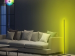 ΦΩΤΙΣΤΙΚΟ ΔΑΠΕΔΟΥ ΜΑΥΡΟ ΜΕ RGB LED & ΑΣΥΡΜΑΤΟ ΧΕΙΡΙΣΤΗΡΙΟ HM7309 30x30x120 εκ.