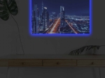 ΠΙΝΑΚΑΣ ΜΕ LED ΝΥΧΤΕΡΙΝΗ ΠΟΛΗ 70x45 HM7338