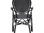 ΠΟΛΥΘΡΟΝΑ ΑΛΟΥΜΙΝΙΟΥ BAMBOO LOOK ΜΕ ΜΑΥΡΟ ΛΕΥΚΟ WICKER HM5793.02 56X63X96Y εκ.