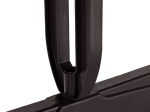 ΤΡΑΠΕΖΙ ΠΟΛΥΠΡΟΠΥΛΕΝΙΟΥ CORNWALL HM5738.03 ΚΑΦΕ 140X80X73.5Yεκ.