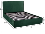 ΚΡΕΒΑΤΙ ALLIE HM584.13 160Χ200 ΜΕ ΑΠΟΘΗΚΕΥΤΙΚΟ ΧΩΡΟ ΚΥΠΑΡΙΣΣΙ