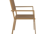 ΠΟΛΥΘΡΟΝΑ ΜΕΤΑΛΛΙΚΗ KALEB CAPPUCCINO-GOLD HM5766.04 TEXTILINE ΜΟΚΑ 57x56x90 εκ.