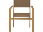 ΠΟΛΥΘΡΟΝΑ ΜΕΤΑΛΛΙΚΗ KALEB CAPPUCCINO-GOLD HM5766.04 TEXTILINE ΜΟΚΑ 57x56x90 εκ.