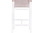 ΣΚΑΜΠΟ ΜΠΑΡ ΑΛΟΥΜΙΝΙΟΥ ΛΕΥΚΟ ΜΕ POLYWOOD 52 x 58 x 108 εκ. HM5790.01
