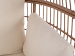 ΠΟΛΥΘΡΟΝΑ ΦΩΛΙΑ ALLEGRA HM5764 ΜΕ WICKER ΣΕ ΜΠΕΖ ΑΠΟΧΡΩΣΗ 110x85x148 εκ.