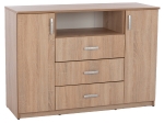 ΜΠΟΥΦΕΣ ΜΕ 2 ΝΤΟΥΛΑΠΙΑ Κ 3 ΣΥΡΤΑΡΙΑ ADLER SONAMA OAK HM2430 120X45X85Yεκ.