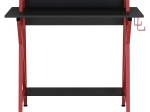 ΓΡΑΦΕΙΟ GAMING ΜΑΥΡΟ ΜΕ ΚΟΚΚΙΝΟ ΣΚΕΛΕΤΟ HM8774 95X48X89εκ.
