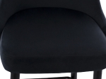 ΣΚΑΜΠΟ ΜΠΑΡ SERENITY HM8519.04 ΒΕΛΟΥΔΟ ΜΑΥΡΟ ΜΕ ΜΕΤΑΛΛΙΚΟ ΣΚΕΛΕΤΟ 53x48x110 εκ.
