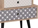 ΣΥΡΤΑΡΙΕΡΑ HM8758 ΜΕ 3 ΣΥΡΤΑΡΙΑ HATTIE 52x30x57Υ εκ.