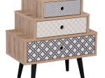 ΣΥΡΤΑΡΙΕΡΑ HM8758 ΜΕ 3 ΣΥΡΤΑΡΙΑ HATTIE 52x30x57Υ εκ.