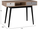 ΓΡΑΦΕΙΟ ΚΟΝΣΟΛΑ HM8759 HATTIE 110x48,5x78Y εκ.