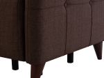 ΚΑΝΑΠΕΣ 2ΘΕΣΙΟΣ GALILEO HM3189.02 ΚΑΦΕ 150x95.5x88 εκ.