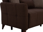 ΚΑΝΑΠΕΣ 2ΘΕΣΙΟΣ GALILEO HM3189.02 ΚΑΦΕ 150x95.5x88 εκ.