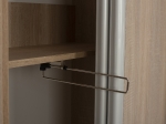 ΝΤΟΥΛΑΠΑ ΣΥΡΟΜΕΝΗ ADLER ΜΕΛΑΜΙΝΗΣ 90x45x210Yεκ. SONAMA OAK 2ΦΥΛΛΗ HM2436.01