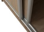 ΝΤΟΥΛΑΠΑ ΣΥΡΟΜΕΝΗ ADLER ΜΕΛΑΜΙΝΗΣ 90x45x210Yεκ. SONAMA OAK 2ΦΥΛΛΗ HM2436.01