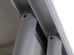 ΝΤΟΥΛΑΠΑ ΣΥΡΟΜΕΝΗ ADLER ΜΕΛΑΜΙΝΗΣ 90x45x210Yεκ. ΛΕΥΚΗ 2ΦΥΛΛΗ HM2436.03