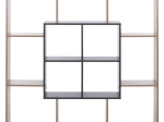 ΒΙΒΛΙΟΘΗΚΗ BRODY HM8771.02 136X22X136 ΓΚΡΙ