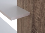 ΒΙΒΛΙΟΘΗΚΗ HARVEY HM8770 80X23X141 ΛΕΥΚΟ