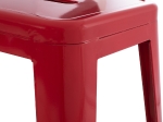 ΣΚΑΜΠΟ BAR ΜΕΤΑΛΛΙΚΟ MELITA ΣΕ ΚΟΚΚΙΝΟ HM8642.04 43x43x78Y εκ.