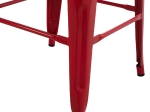 ΣΚΑΜΠΟ BAR ΜΕΤΑΛΛΙΚΟ MELITA ΣΕ ΚΟΚΚΙΝΟ HM8642.04 43x43x78Y εκ.