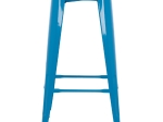 ΣΚΑΜΠΟ BAR ΜΕΤΑΛΛΙΚΟ MELITA ΣΕ ΜΠΛΕ HM8642.08 43x43x78 εκ.