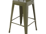 ΣΚΑΜΠΟ ΜΕΣΑΙΟΥ ΥΨΟΥΣ ΜΕΤΑΛΛΙΚΟ MELITA ΣΕ DARK OLIVE GREEN HM8574.03 42x42x98 cm.