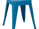 ΣΚΑΜΠΩ ΜΕΤΑΛΛΙΚΟ HM0096.08 MELITA ΣΕ ΜΠΛΕ 39x39x46 εκ.