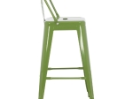 ΣΚΑΜΠΟ ΜΕΣΑΙΟΥ ΥΨΟΥΣ ΜΕΤΑΛΛΙΚΟ MELITA ΣΕ LIGHT OLIVE GREEN HM8574.13 42x42x98 εκ.