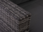 ΣΑΛΟΝΙ WICKER ΧΡΩΜΑ ΓΚΡΙ ΜΕ ΜΑΞΙΛΑΡΙΑ HM5816.01