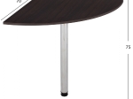 ΕΠΕΚΤΑΣΗ ΓΡΑΦΕΙΟΥ DEVON ΤΡΙΓΩΝΙΚΗ OAK ΒΕΓΓΕ HM2448.02 70x70x75 εκ.