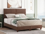 ΚΡΕΒΑΤΙ MILO ΑΠΟ ΚΑΦΕ ΒΕΛΟΥΔΟ HM616.02 ΓΙΑ ΣΤΡΩΜΑ 160x200 EK.