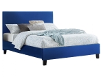 ΚΡΕΒΑΤΙ BECCA ΑΠΟ ΒΕΛΟΥΔΟ ΜΠΛΕ HM553.18 ΓΙΑ ΣΤΡΩΜΑ 150x200 εκ.
