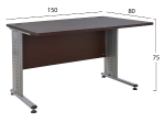 ΓΡΑΦΕΙΟ ΕΠΑΓΓΕΛΜΑΤΙΚΟ VALDEN HM2045.02 WENGE 150X80X75